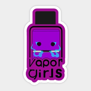 vapor girls Sticker